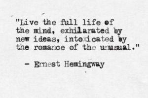 Hemingway quote
