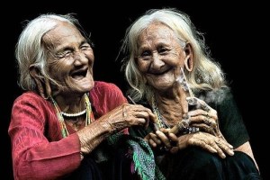 laughing ladies